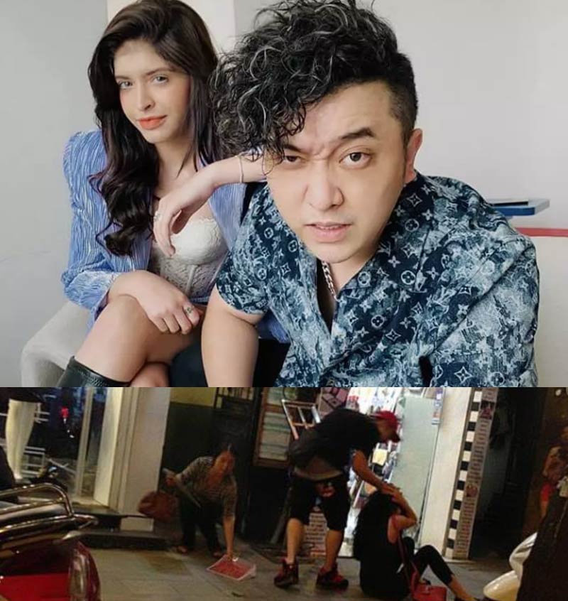 Andrea Aybar với Yanbi 1