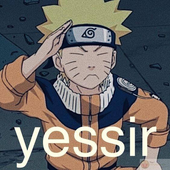 meme anime yer sir