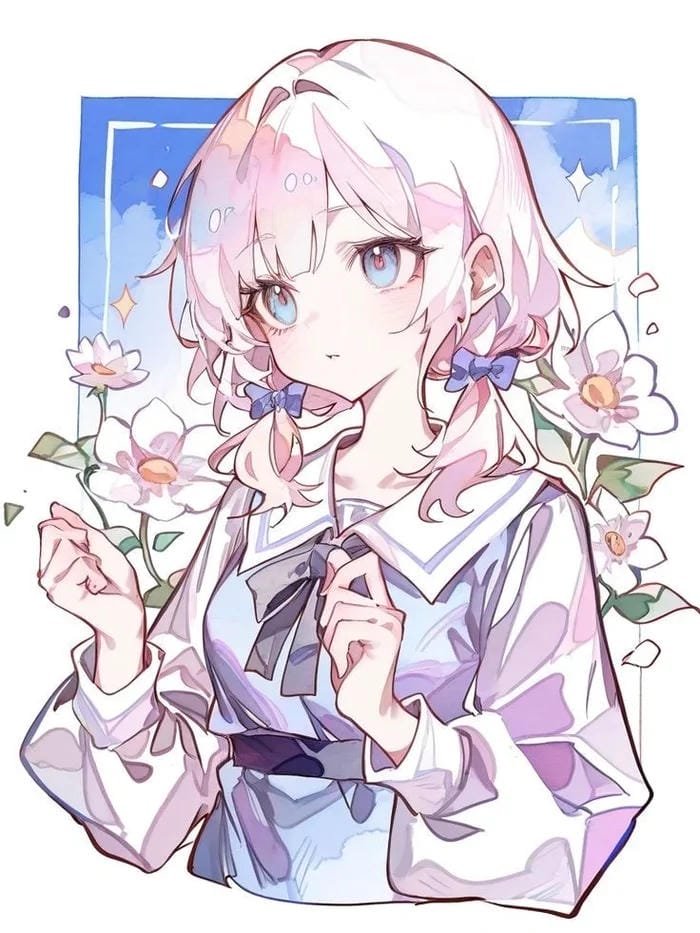 Ảnh anime con gái art