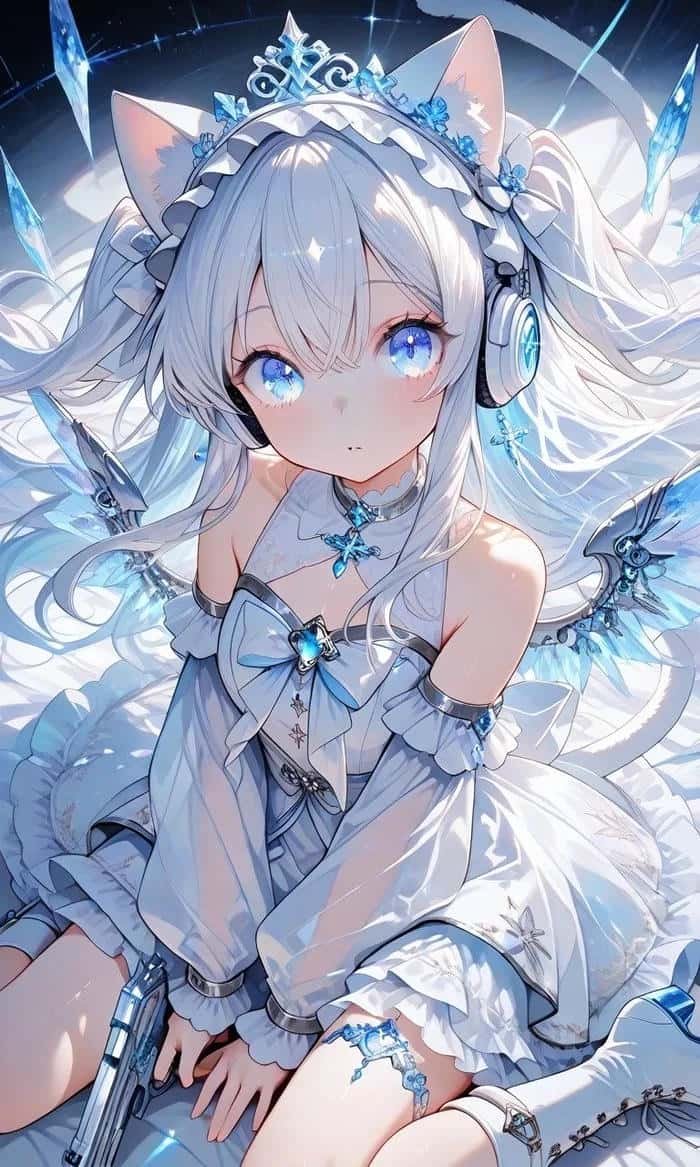 Hình anime girl cosplay phong cách fantasy