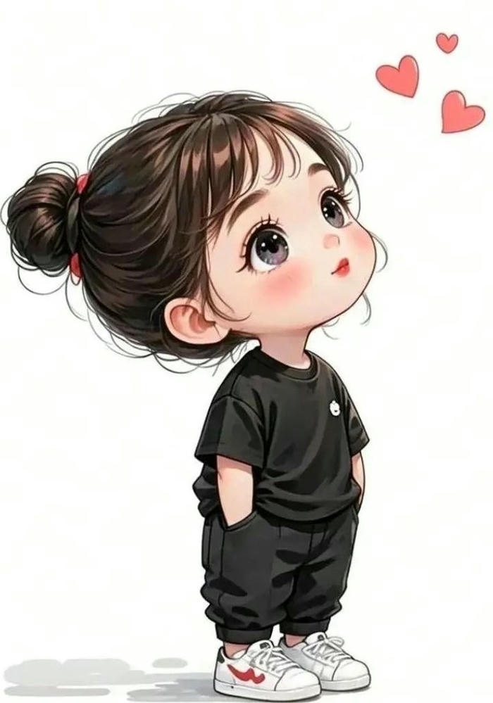 hình anime cô gái chibi dễ thương
