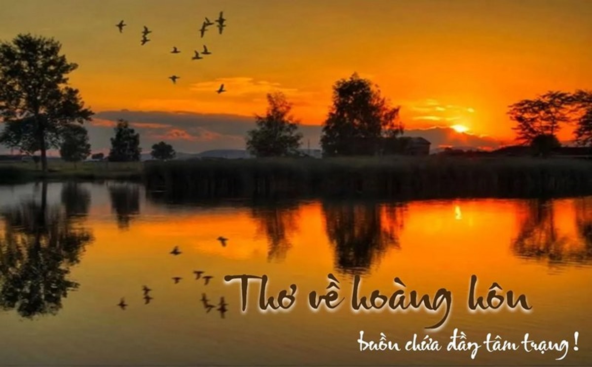 Thơ về hoàng hôn