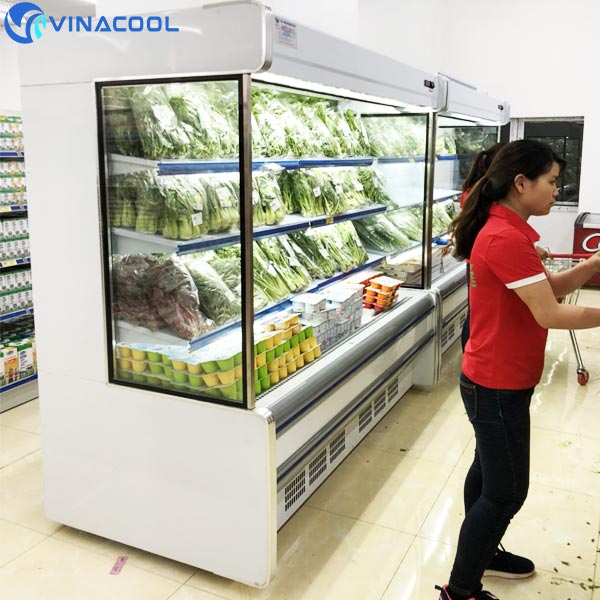 Setup tủ mát trưng bày rau củ