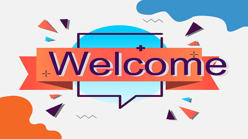 hình nền Powerpoint welcome độc đáo