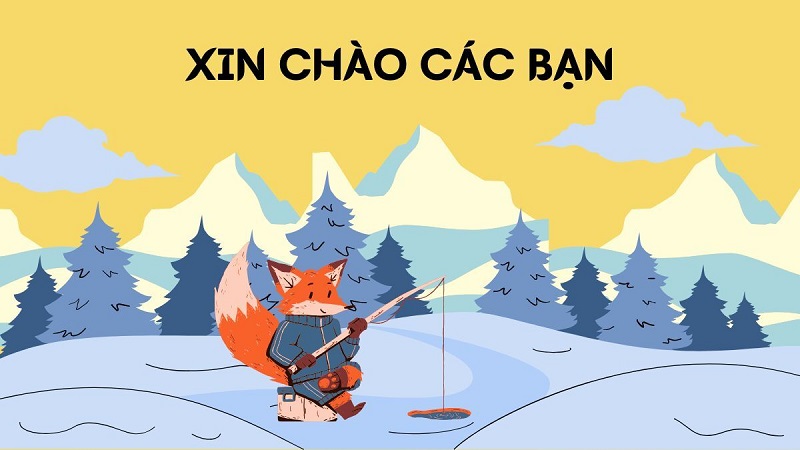 Nền Powerpoint xin chào các bạn