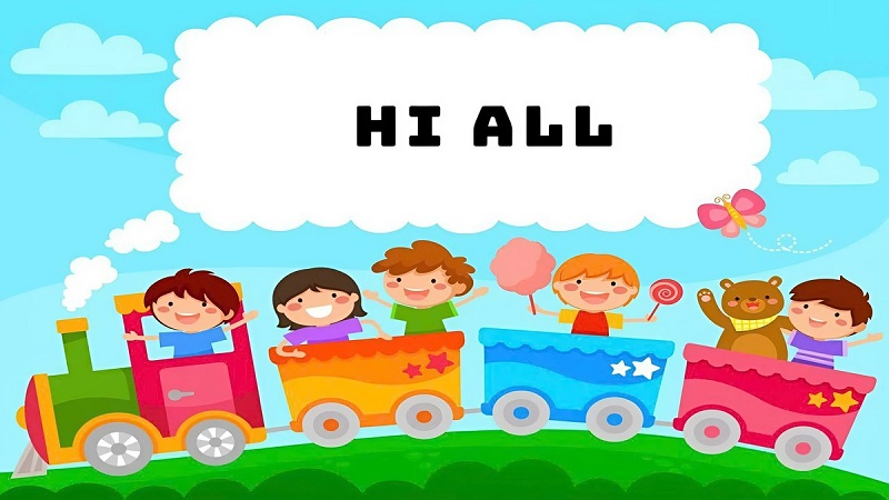 Hình nền Powerpoint hi all