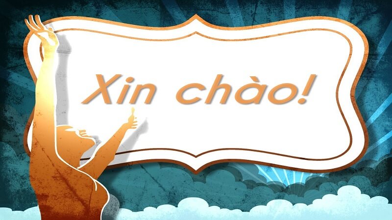 Hình nền Powerpoint xin chào chuyên nghiệp