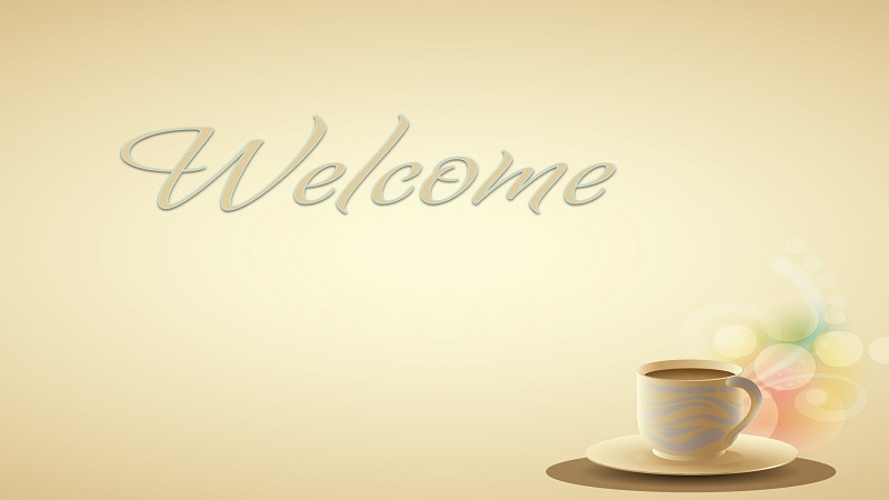 Nền slide welcome tối giản