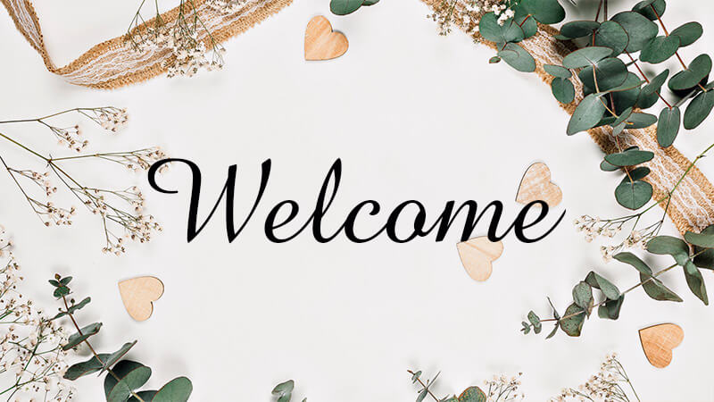 Nền slide welcome hoa