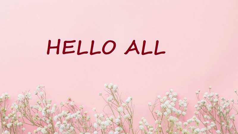 Hình nền Powerpoint hello all