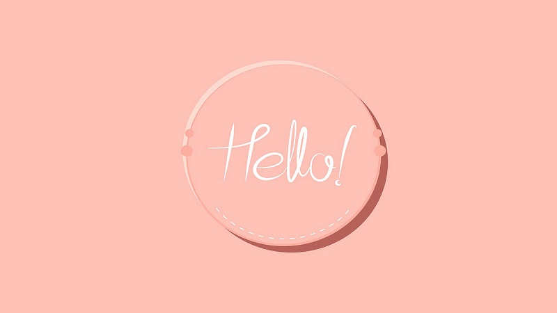 Hình nền Powerpoint hello