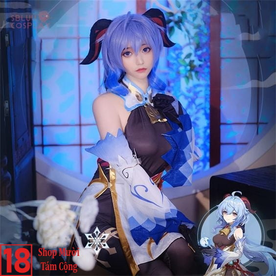 Girl Xinh Cosplay Genshin Impact Cosplay Yelan (1)