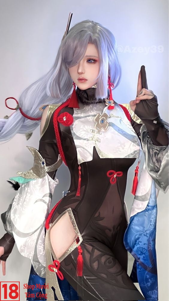 Shenhe Cosplay Sexy (1)