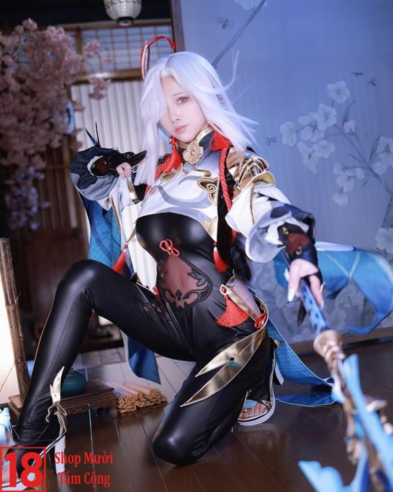 Sexy Cosplay Genshin - Cosplay Shenhe (4)