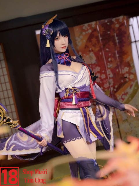 Cosplay Sexy Genshin - Cosplay Raiden Shogun (6)