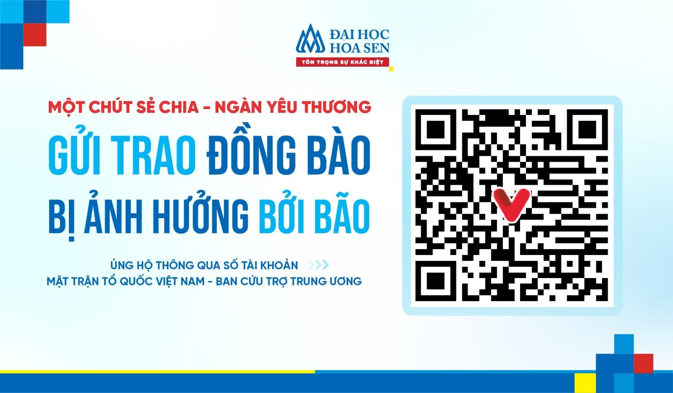 ĐH Hoa Sen phát động quyên góp, ủng hộ đồng bào bị ảnh hưởng bởi bão, lũ