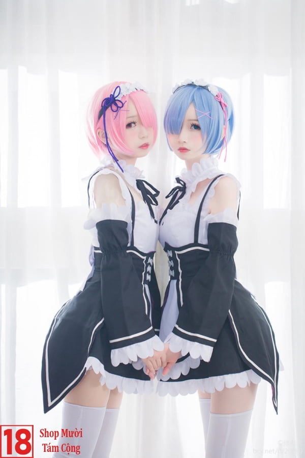 Ảnh Gái Xinh Cosplay Hầu Gái Dễ Thương Cute (1)