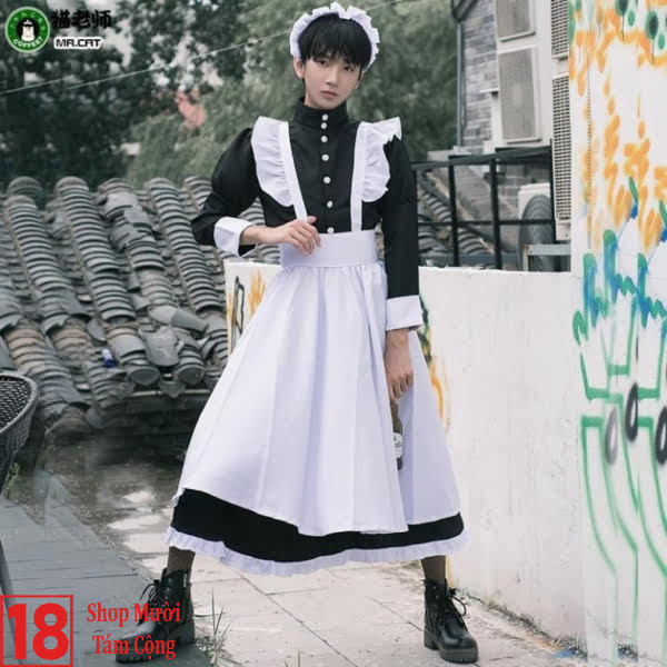 Bộ ảnh Nam Cosplay Hầu Gái (1)
