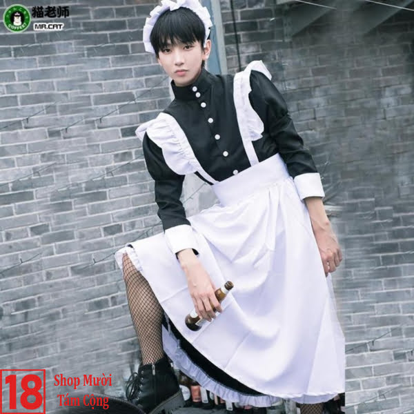Bộ ảnh Nam Cosplay Hầu Gái (2)