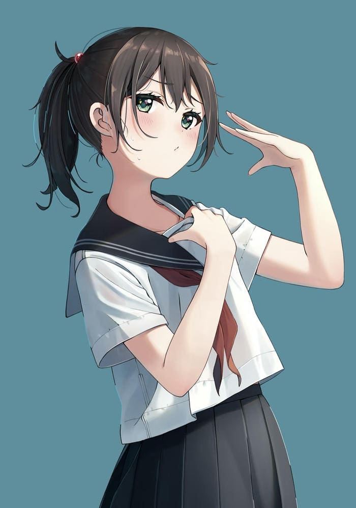 chân dung anime học sinh trẻ