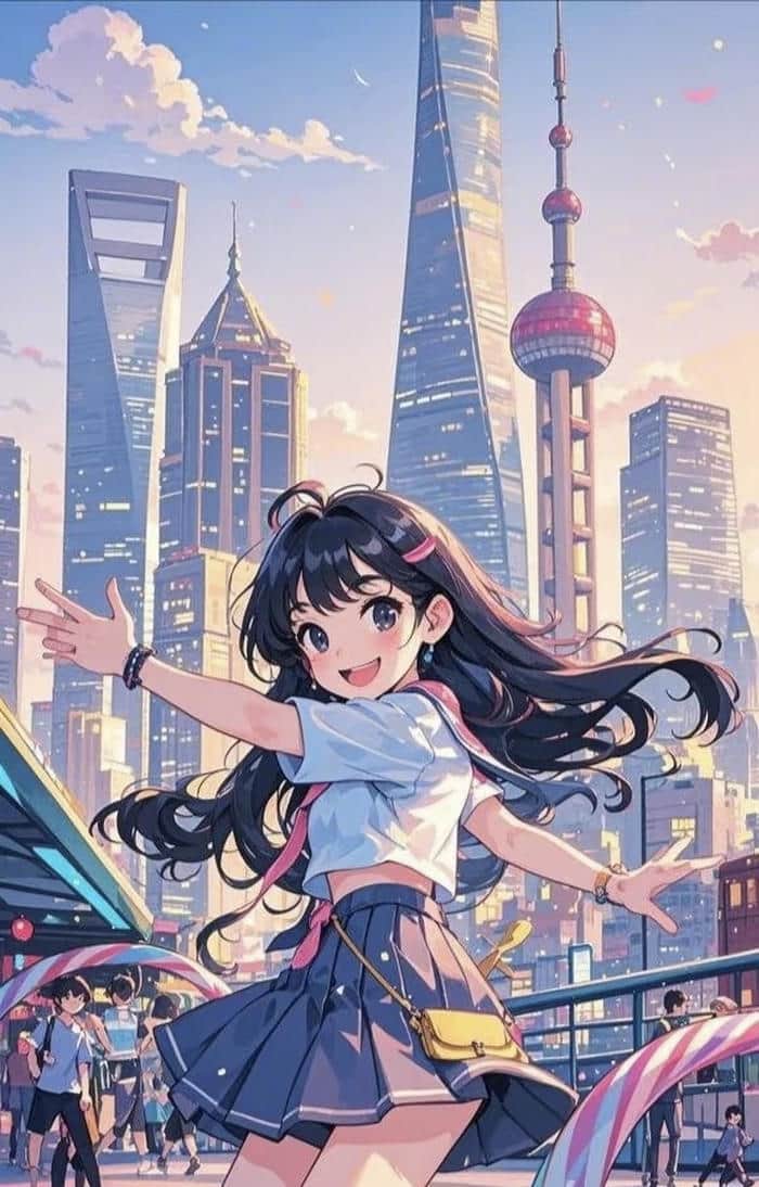 hình nhân vật anime học đường