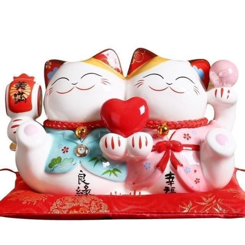 Hình nền máy tính mèo thần tài 4