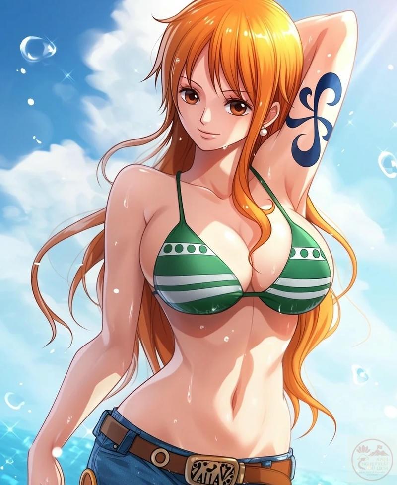 nami wear bikini