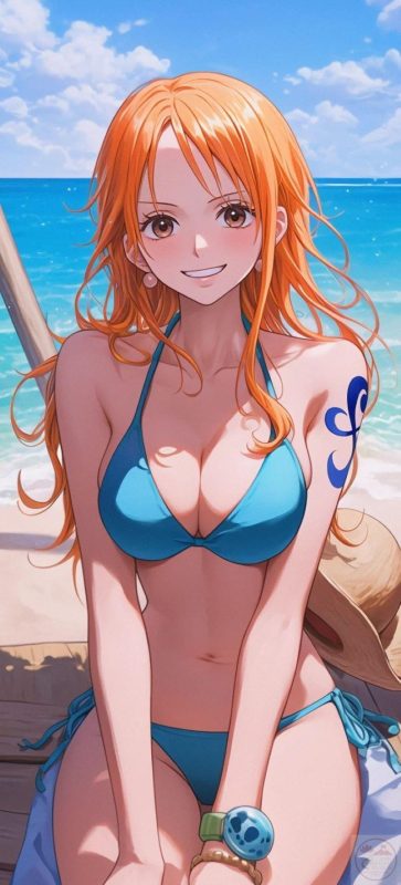 Nami bikini sexy khoe thân hình nóng bỏng cực cuốn hút