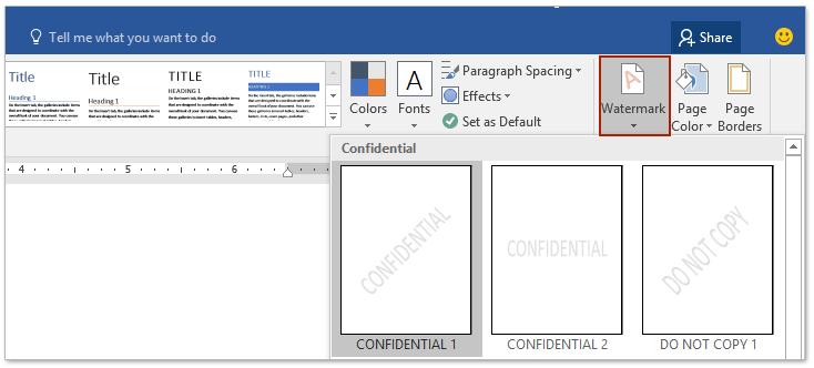 Cách chèn hình nền cho chỉ một trang trong Word