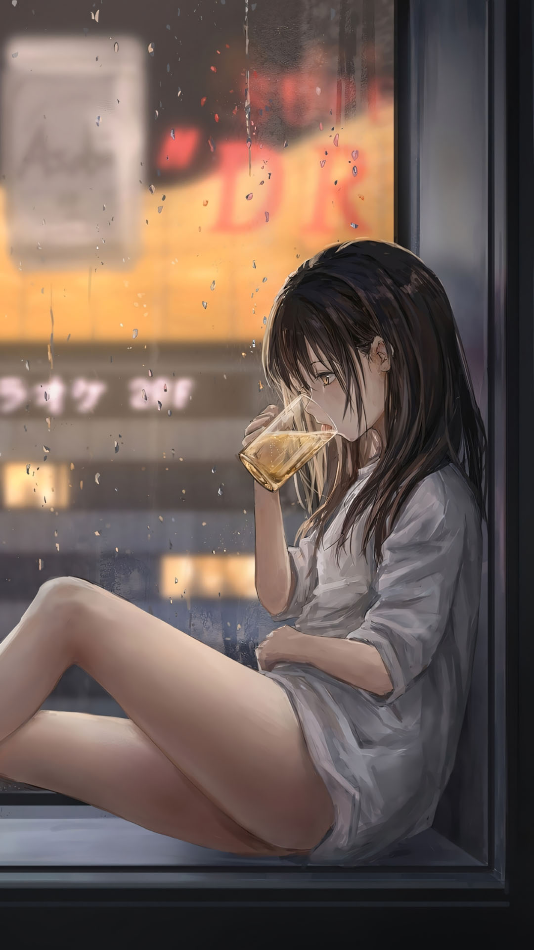 Anh con gai buon uong ruou che mat 1920px 1080px full hd 4
