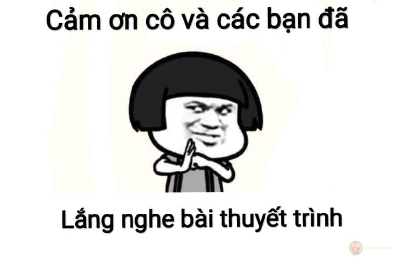 Ảnh chế thuyết trình vui nhộn biến giờ học nghiêm túc thành không khí rộn ràng