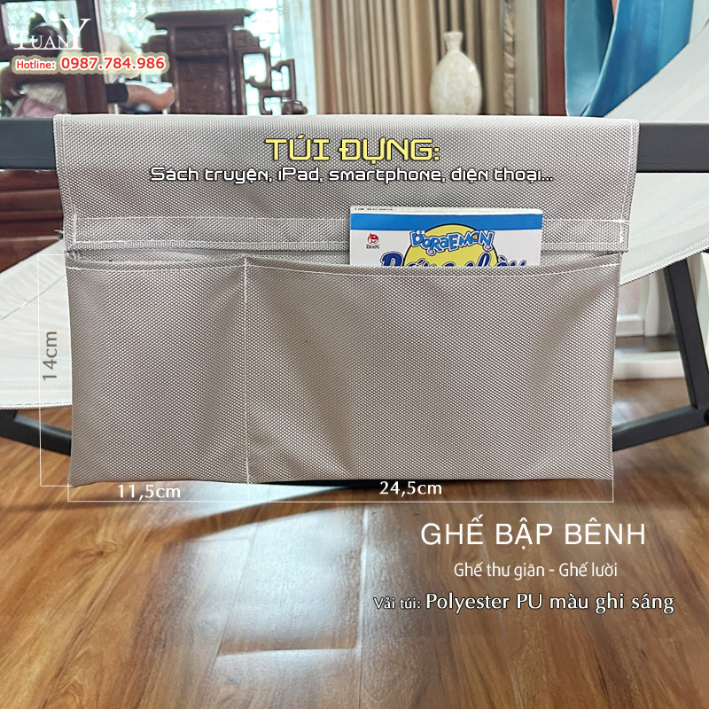 Mua Ghế bập bênh tặng Túi đựng sách truyện, điện thoại