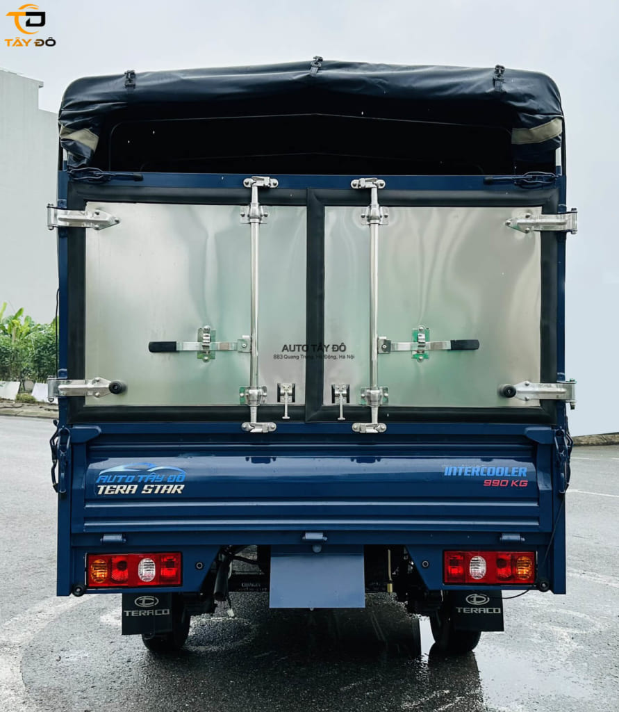 nội thất trang bị trên xe tải tera star thùng bạt