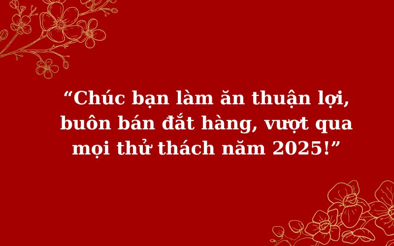 chúc may mắn cho cửa hàng