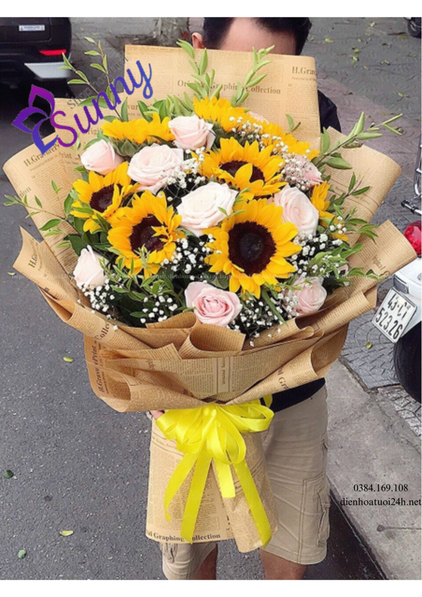 Bó hoa hướng dương