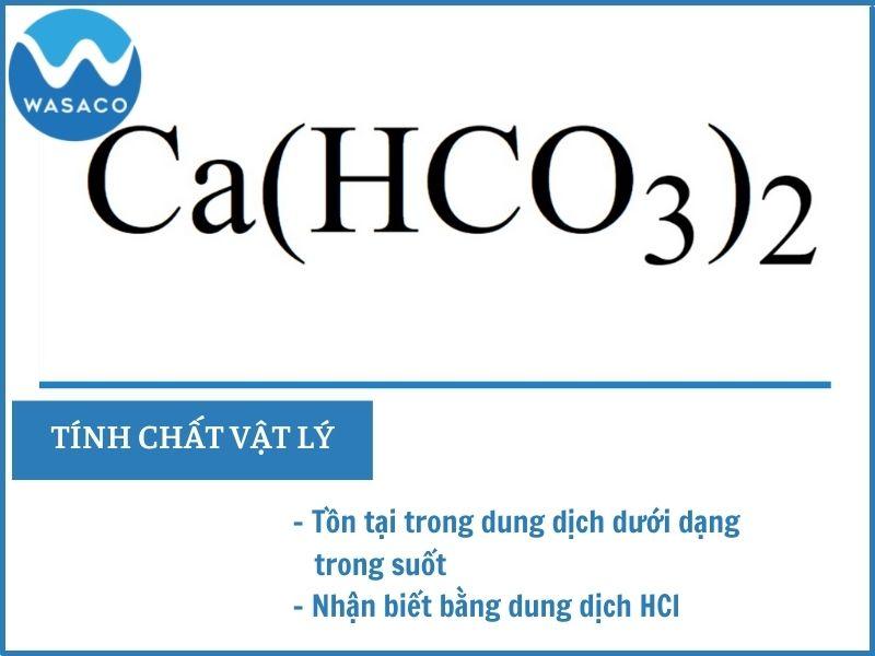 tính chất vật lý của canxi bicacbinat