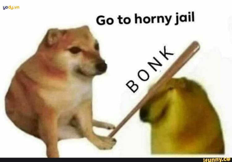 Ảnh meme Cheems bonk hài
