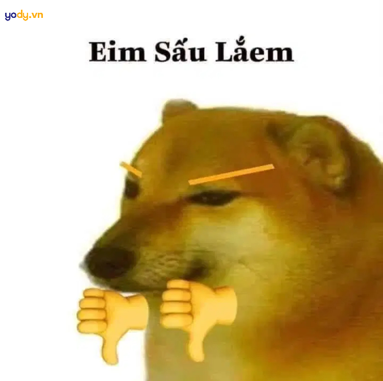 Meme Cheems Chê