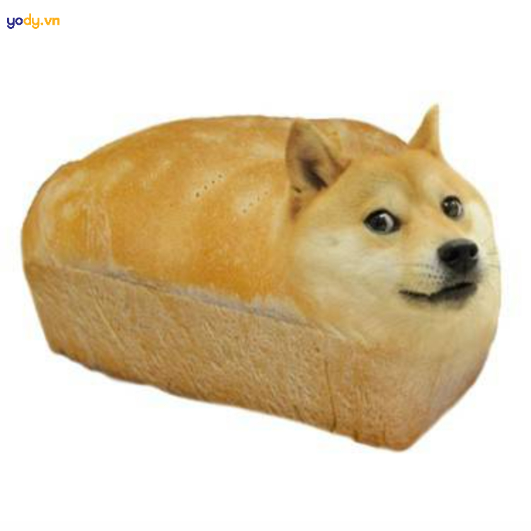 Ảnh Meme Cheems hình bánh mì