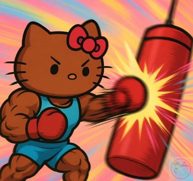 Bộ sưu tập 87+ Hello Kitty cơ bắp meme chất như nước cất