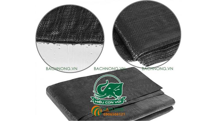 Khả năng thấm nước nhanh của bạt phủ đất chống cỏ Bách Nông