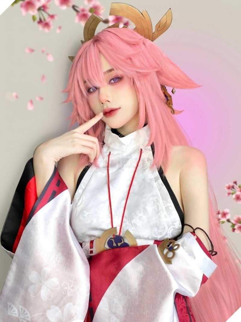 Cosplay Yae Miko ngọt ngào