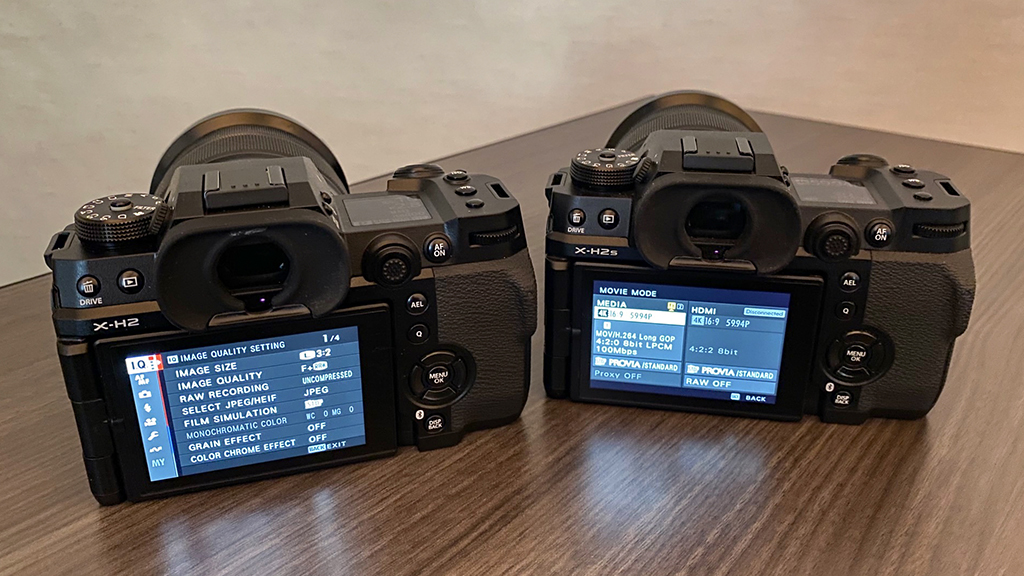 Những so sánh đầu tiên về FUJIFILM X-H2 VÀ X-H2s
