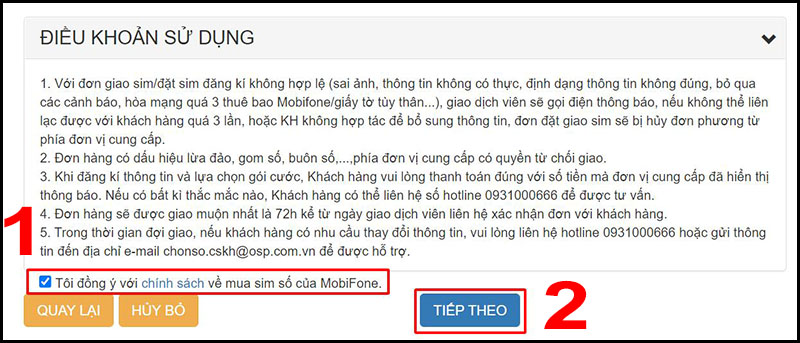 Chọn số bạn muốn rồi nhấn Giữ số - Chi tiết