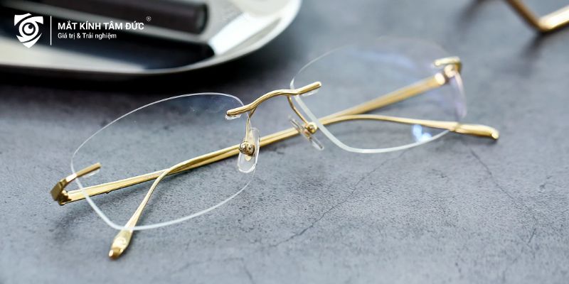 Kính không gọng, không viền nam nữ thời trang, cao cấp 2026