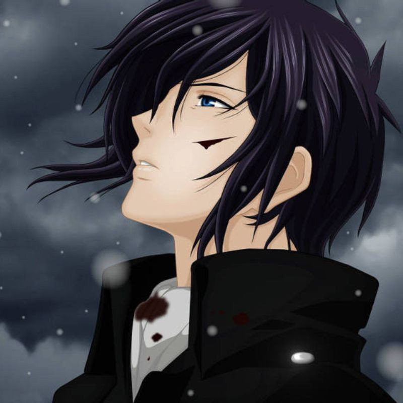 Ảnh anime nam buồn thể hiện sự cô độc 