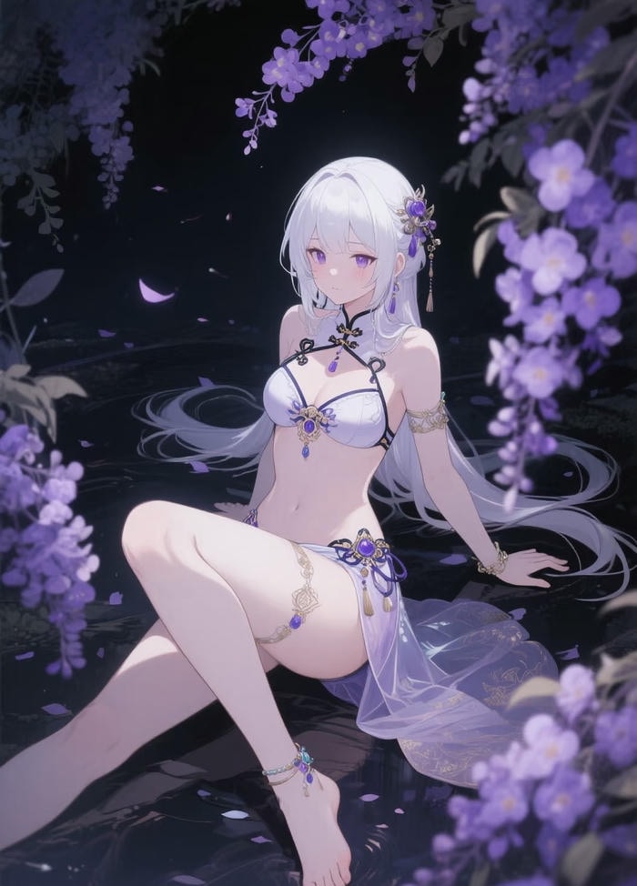 Hình ảnh anime làm nổi bật nữ quyến rũ