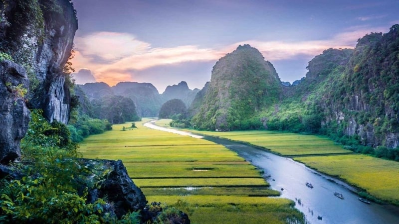 Mẫu tranh in về phong cảnh đẹp 3