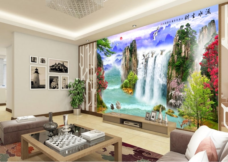 Mẫu tranh phong cảnh 3D độc đáo 8