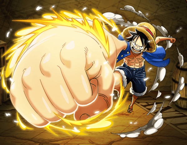 Hinh Anh Luffy Nam Dam Lua Cuc Ngau